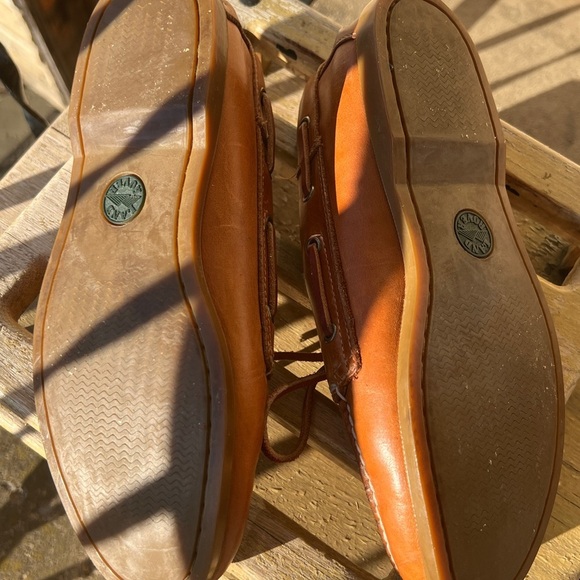 Land Rover 2 Eye Genuine Handsewn Men’s Boat Shoes Size 9 - Picture 9 of 11